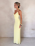 ZENEVA MAXI DRESS LEMON