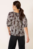 Paisley Blouson Blouse