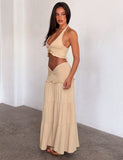 KATYA MAXI SKIRT TAN