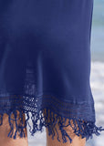 Flamingo Dress Cover Up Ultramarine Blue