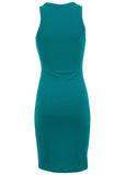 Flexrib Mini Dress Teal