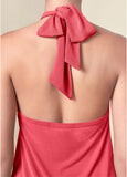 Halter Tie Dress Coral