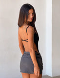 FEDRA SKORT GREY
