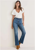 Penelope Modern Flare Jeans Medium Wash