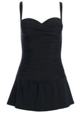 St Tropez Swim Dress Black Stone