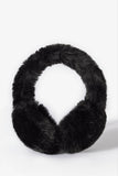 Faux Fur Earmuffs in Black