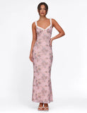 AMARAN DRESS PINK CAMO FLORAL