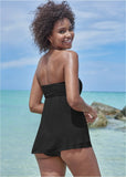 Lanai Bandeau Tankini Top Black Beauty