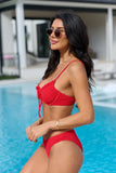 Sweet Escape Red Underwire Bikini Top