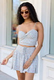 Shannon Sage Floral Skirt Set