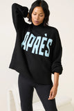 Apres Intarsia Mockneck Sweater