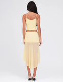 MARIANA SKIRT YELLOW PALE YELLOW