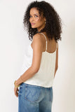 Juliette Lace Pintuck Cami