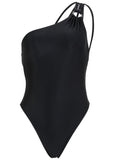 Strappy One Piece Black Beauty