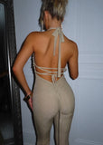 Forever Radiant Ruffle Lurex Jumpsuit Gold