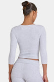 ButterCloud Top in Grey Marl