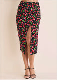 Front Slit Skirt Very Cherry