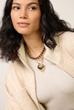 Carina Heart Drop Necklace