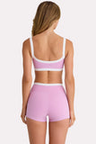 Soft Active Shorts in Sweet Pink