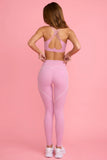 Soft Active Mid Rise Leggings in Dusty Pink