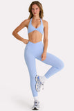 Soft Active Full Length Leggings in Sky