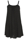 Lurex Cover Up Dress Black Beauty