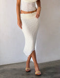 KATERINA MIDI SKIRT CREAM