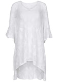 Crochet Cover Up Tunic White