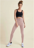 Ruched Waist Leggings Tan