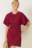 Cam Ruched Mini Dress
