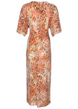 Twist Front Maxi Dress Leopard Trail