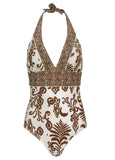 Athens One Piece Swimsuit Mystic Paisley