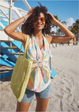 Stripe Halter Top Boardwalk Stripe