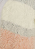 Eyelash Cardigan White Multi