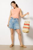 Sunwashed Slub Muscle Tank