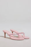 Heeled Sandal in Blush Pink