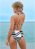 Marilyn Push Up Bikini Top Modern Abstract