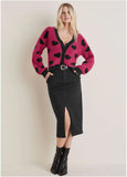 Heart Graphic Sweater Vivacious