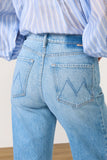 The Half Pipe Ankle Cuff Fray Boyfriend Jean