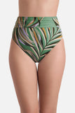 Morgan High Waist Pant Coastal Leaves
