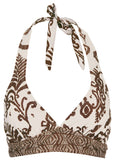 Anguilla Halter Bikini Top Mystic Paisley