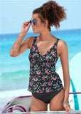 Tankini Top Set Midnight Bloom