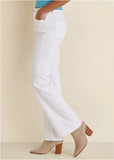 Penelope Modern Flare Jeans White