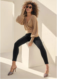 Slimming Stretch Jeggings Black