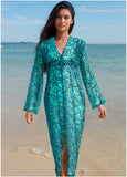 Sea Breeze Kimono Cover Up Ocean Animal