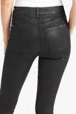 Coated High Waist Ankle Skinny