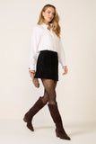 Ciera Suede Mini Skirt