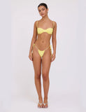 KHESSA BIKINI BOTTOM YELLOW LEMON