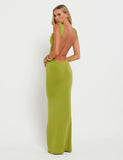 MORANA DRESS GREEN PASTEL GREEN