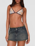 OPHELIE MINI SKORT BLUE DENIM BLUE